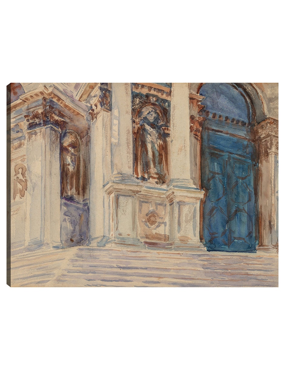Cuadro decorativo Santa María della Salute, Venecia (1904) técnica mixta Arquitectura Cuadro decorativo Santa María della Salute, Venecia (1904) técnica mixta Arquitectura