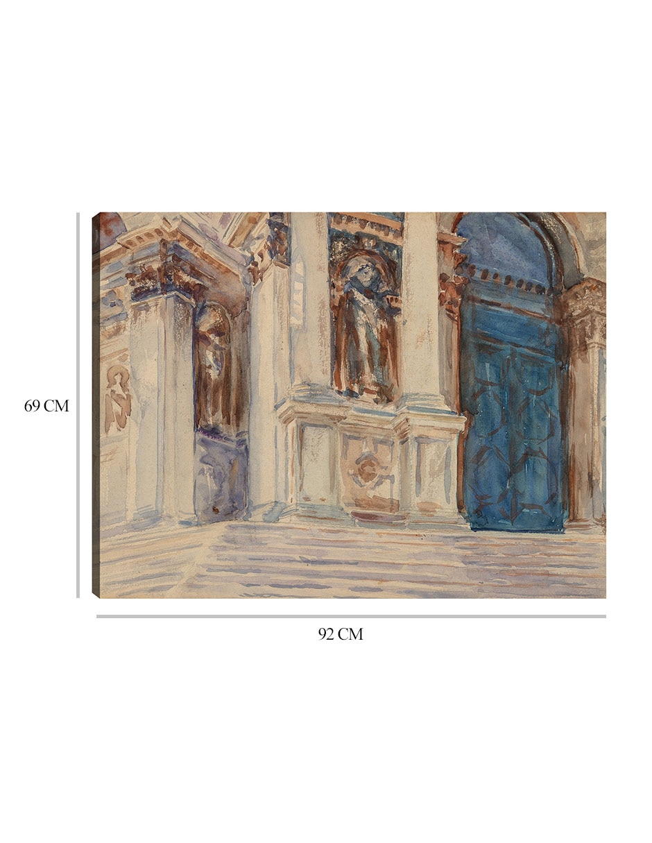 Cuadro decorativo Santa María della Salute, Venecia (1904) técnica mixta Arquitectura 2