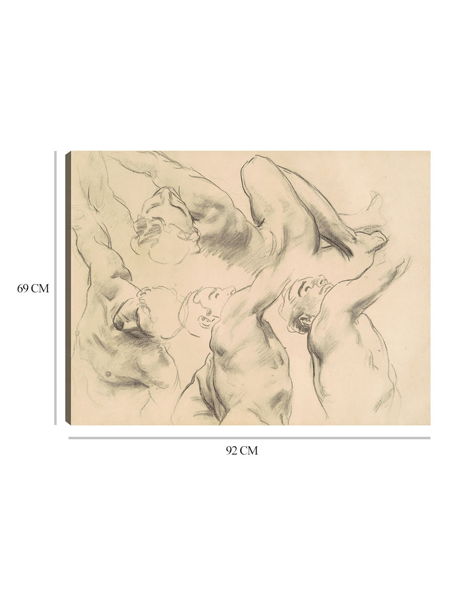 Cuadro decorativo Estudios para entrar en la guerra 39 (anverso) (1918) técnica mixta Bocetos 2