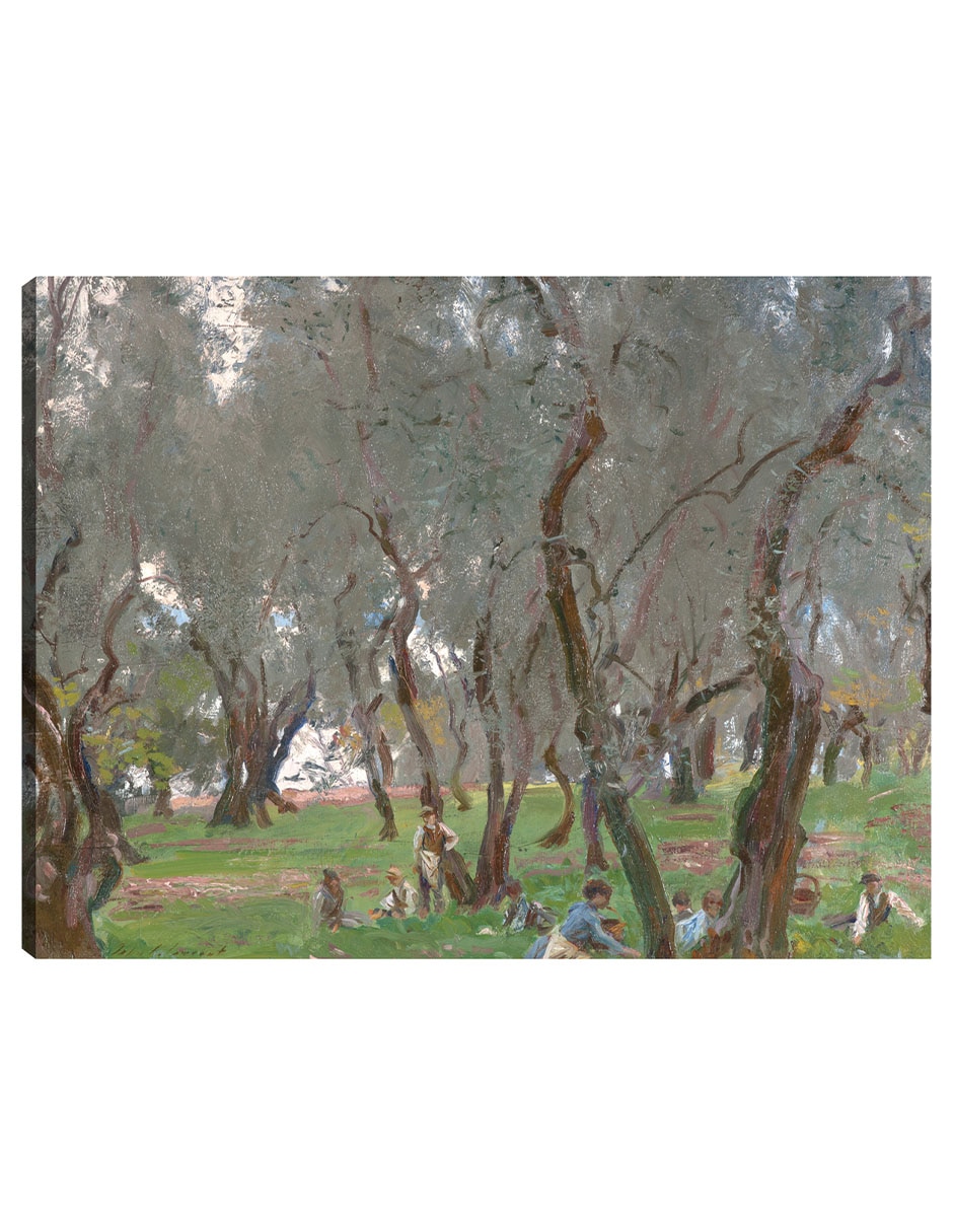 Cuadro decorativo El olivar (1910) técnica mixta Bosques Cuadro decorativo El olivar (1910) técnica mixta Bosques
