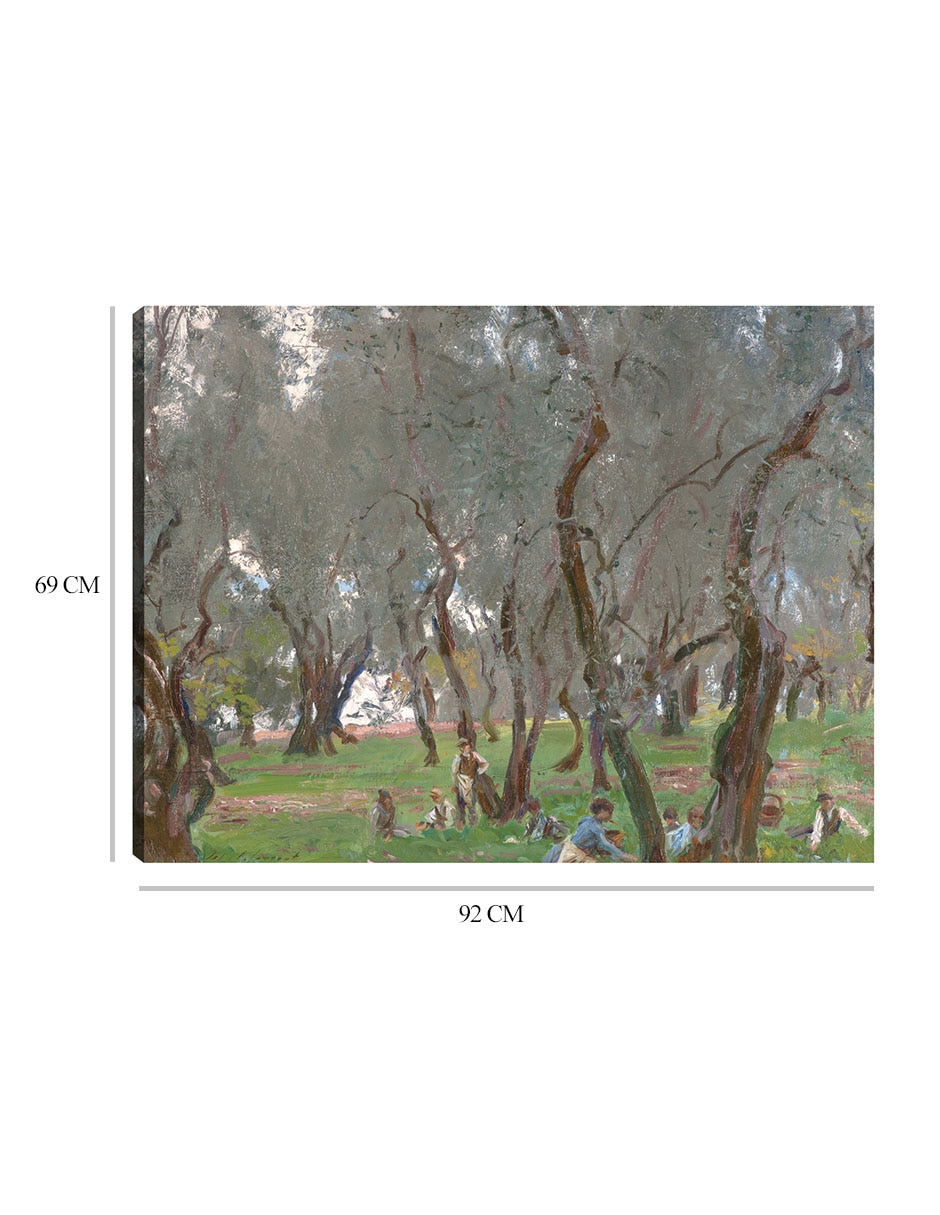 Cuadro decorativo El olivar (1910) técnica mixta Bosques 2