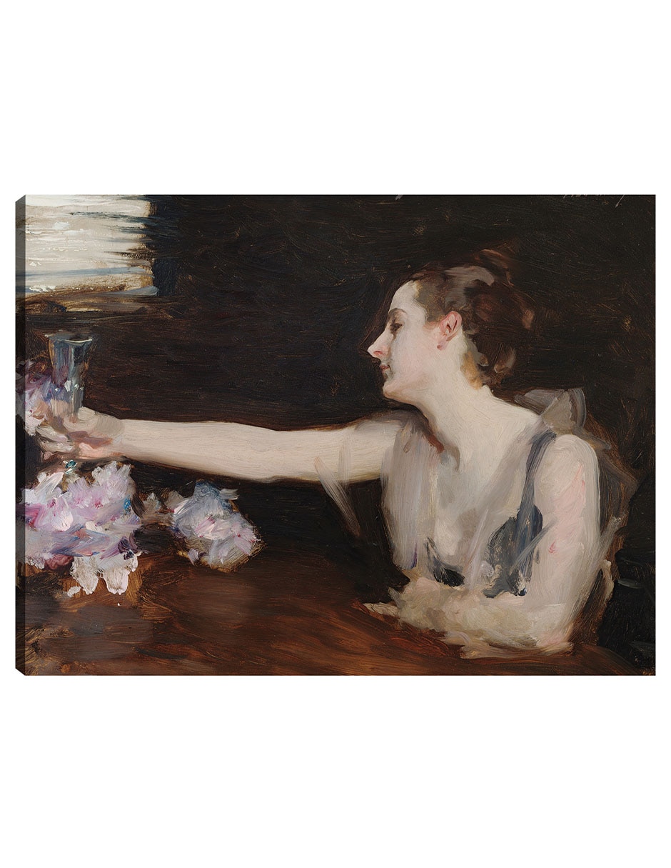 Cuadro decorativo Madame Gautreau brindando (1882-1883) técnica mixta Retratos