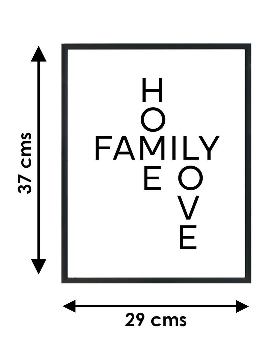 Cuadro decorativo home family 5