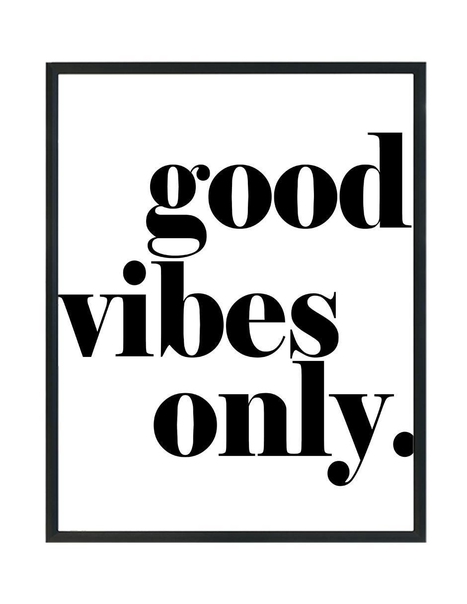 Cuadro decorativo good vibes Cuadro decorativo good vibes