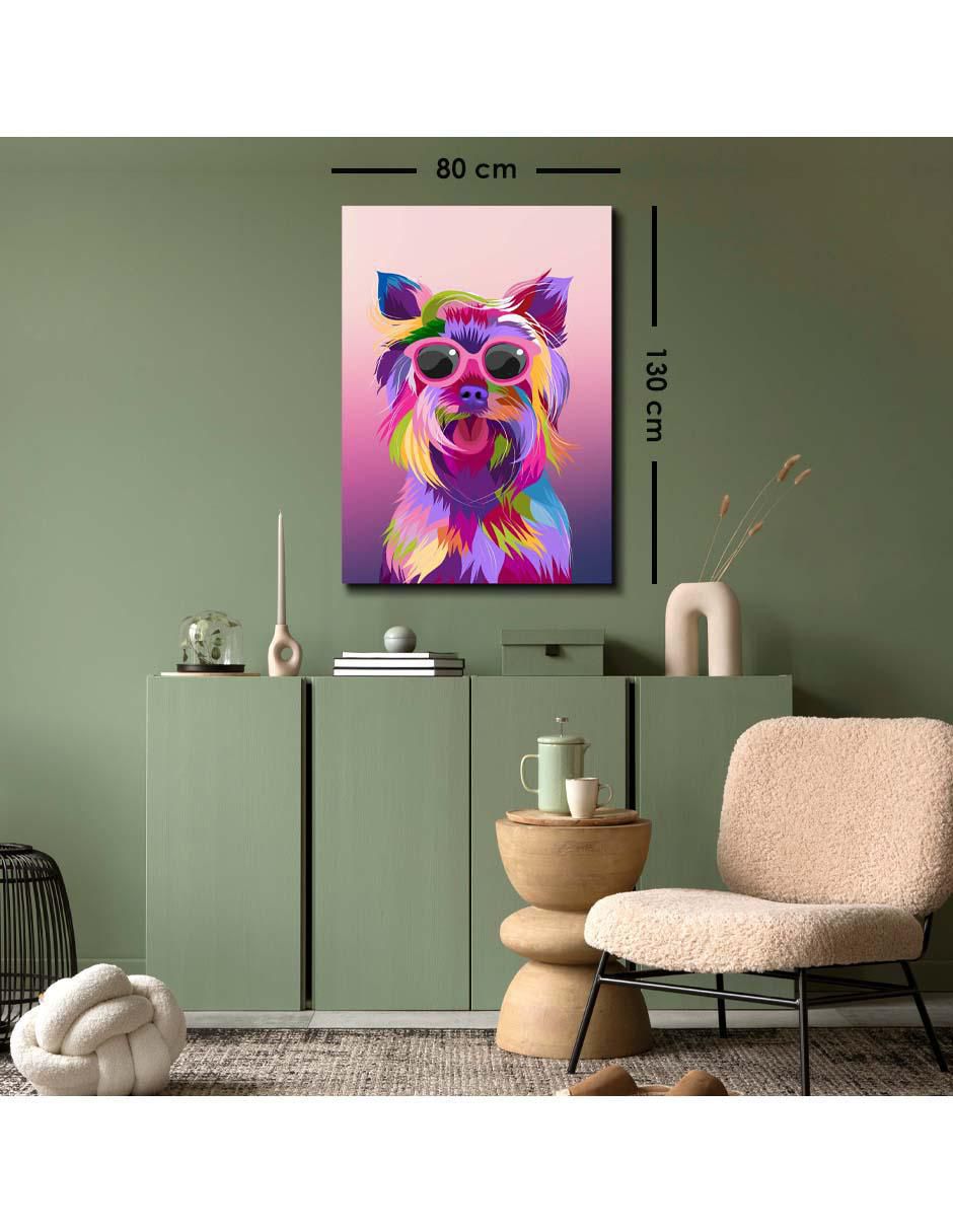 Cuadro decorativo Art pop Yorkshire con barniz a registro 6