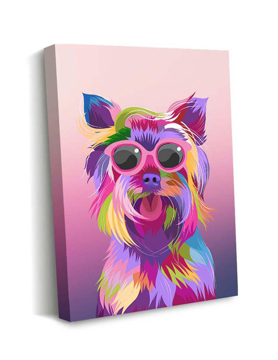 Cuadro decorativo Art pop Yorkshire con barniz a registro 2