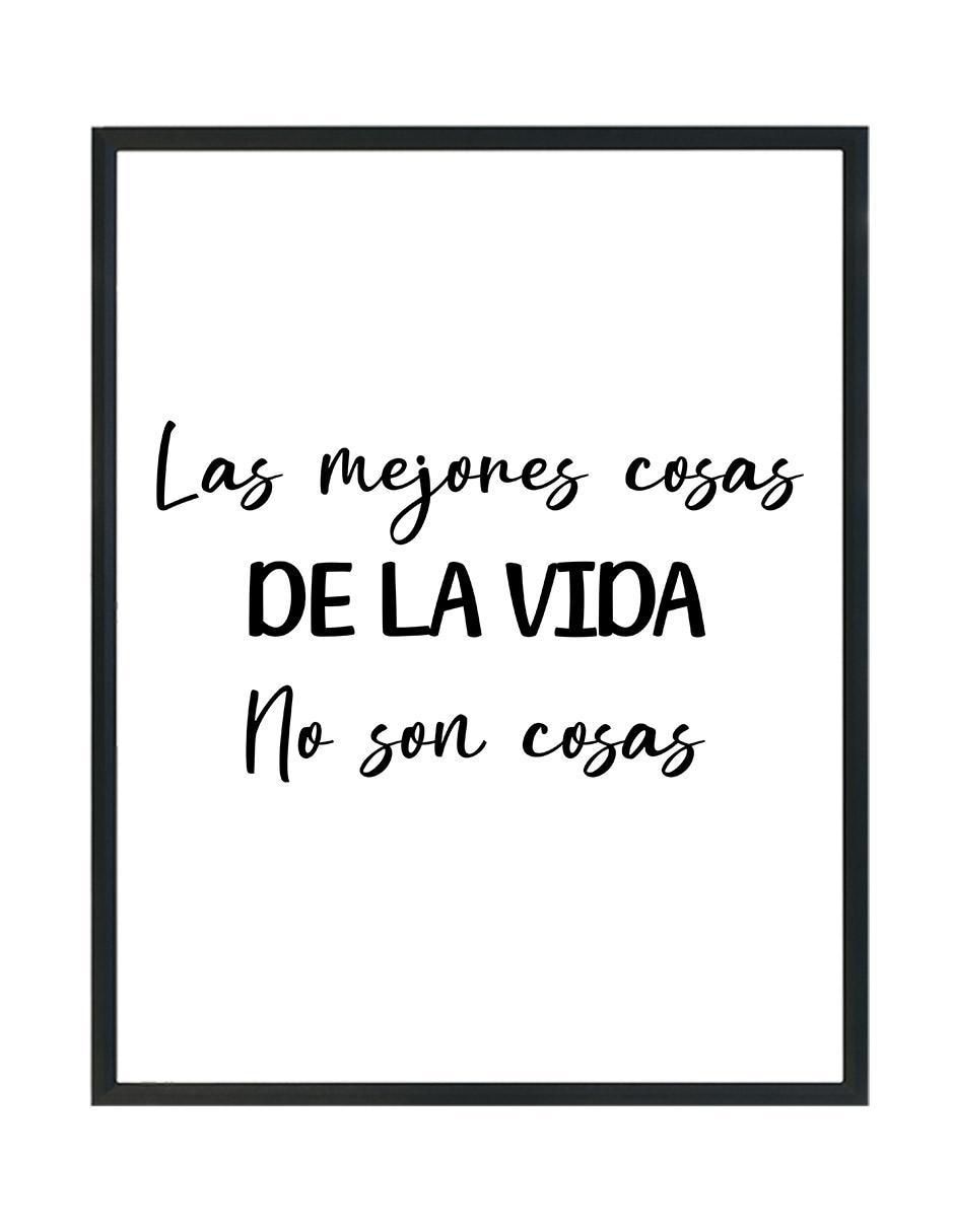 Cuadro decorativo cosas de la vida