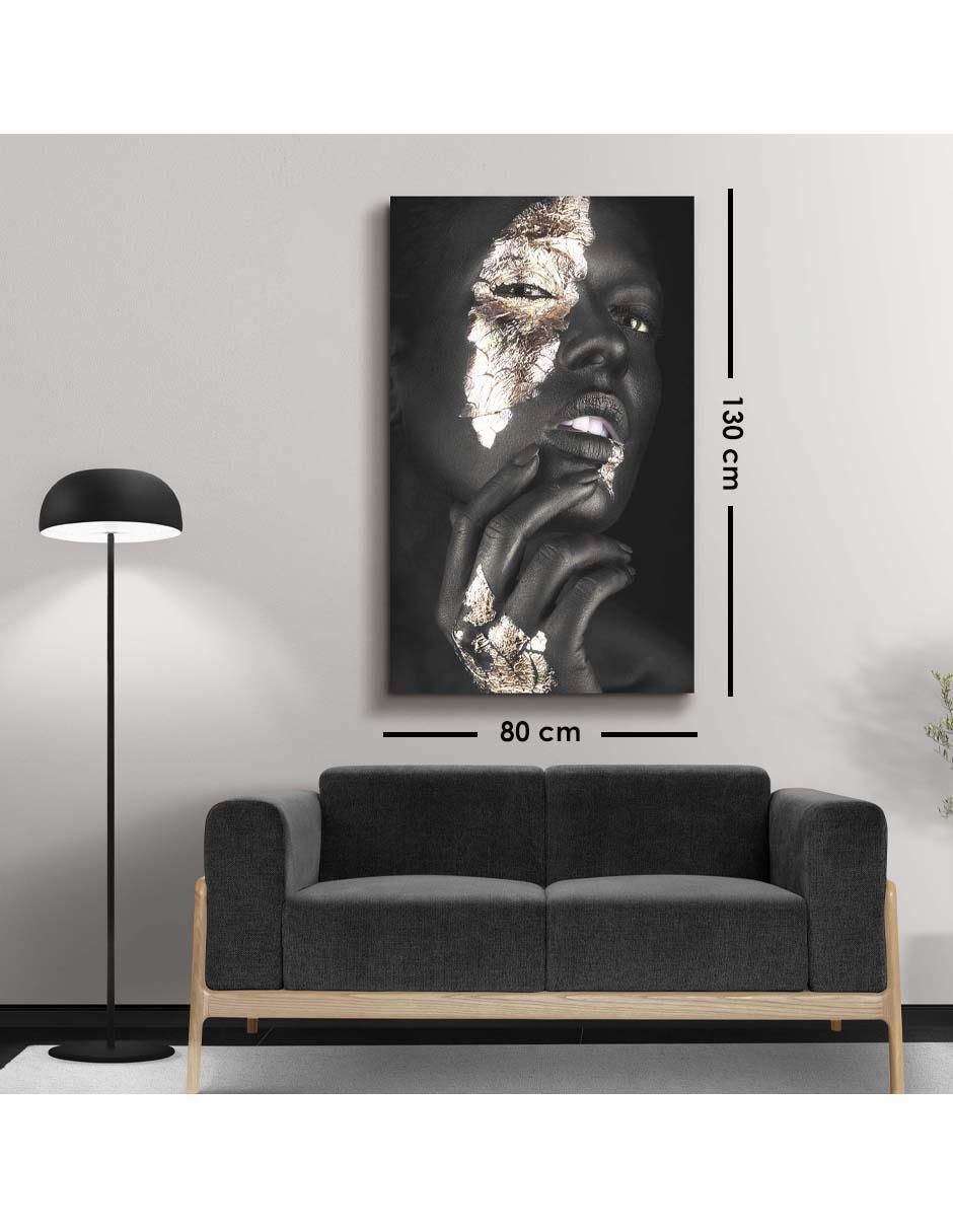 Cuadro decorativo Canvas Art Doble cara maquillaje con barniz a registro