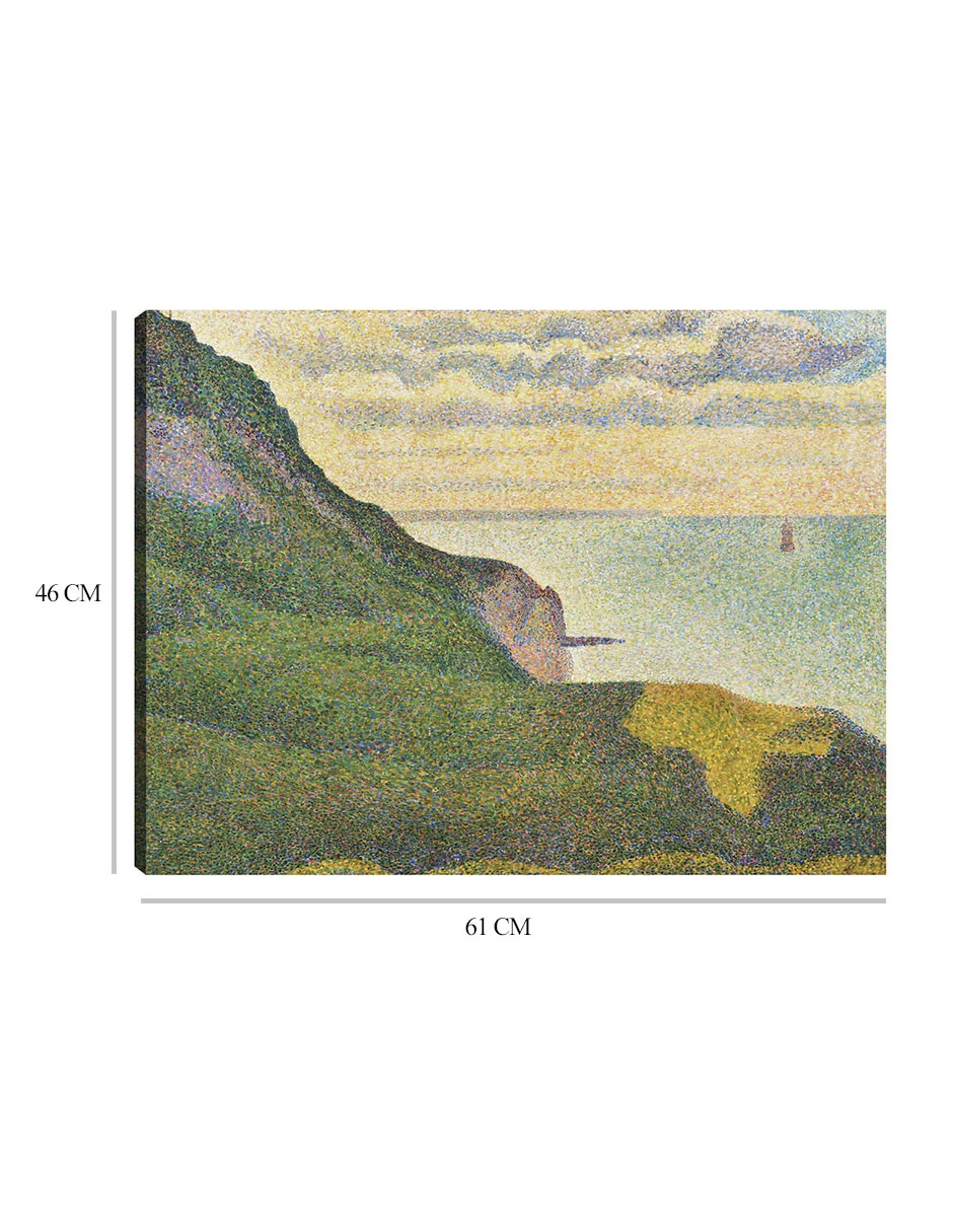 Cuadro decorativo Paisaje marino en Port-En-Bessin, Normandía (1888) técnica mixta Verano 2