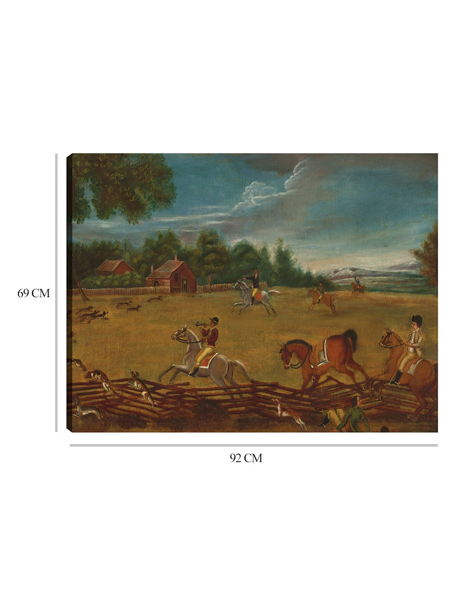 Cuadro decorativo El fin de la caza, c. 1800 técnica mixta Bosques 2