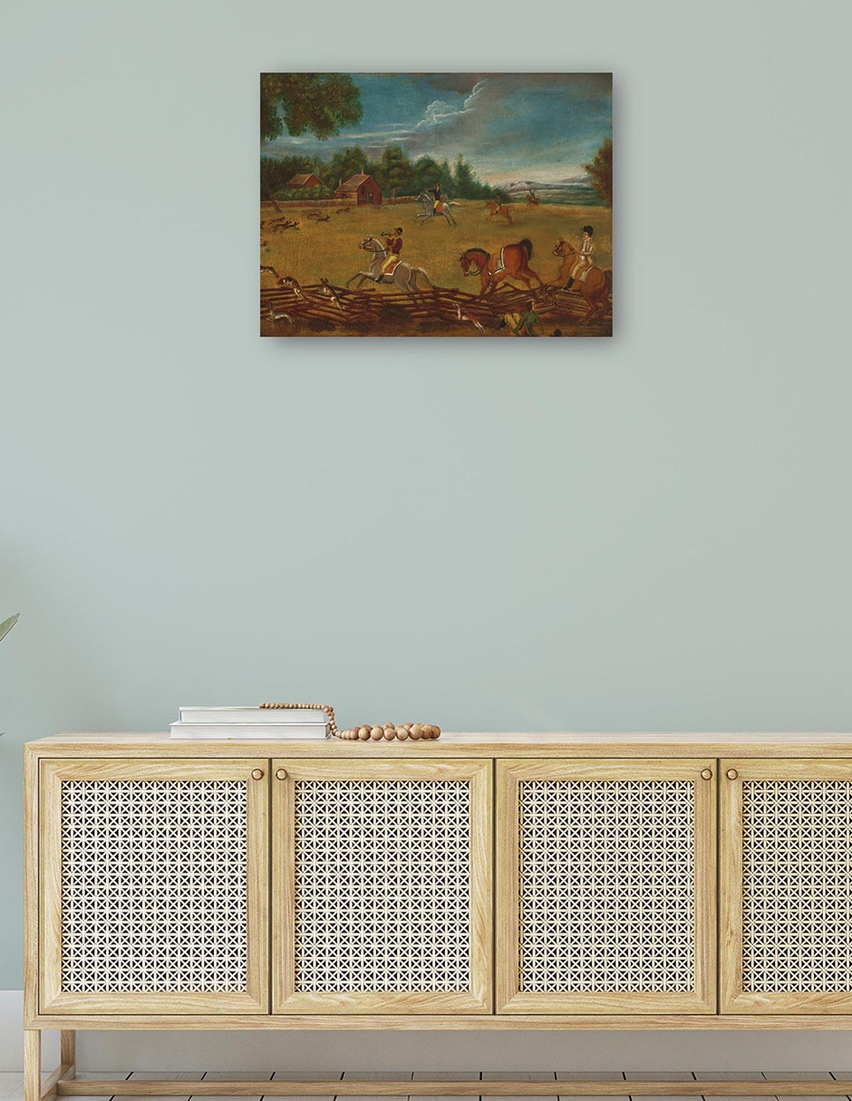 Cuadro decorativo El fin de la caza, c. 1800 técnica mixta Bosques 4
