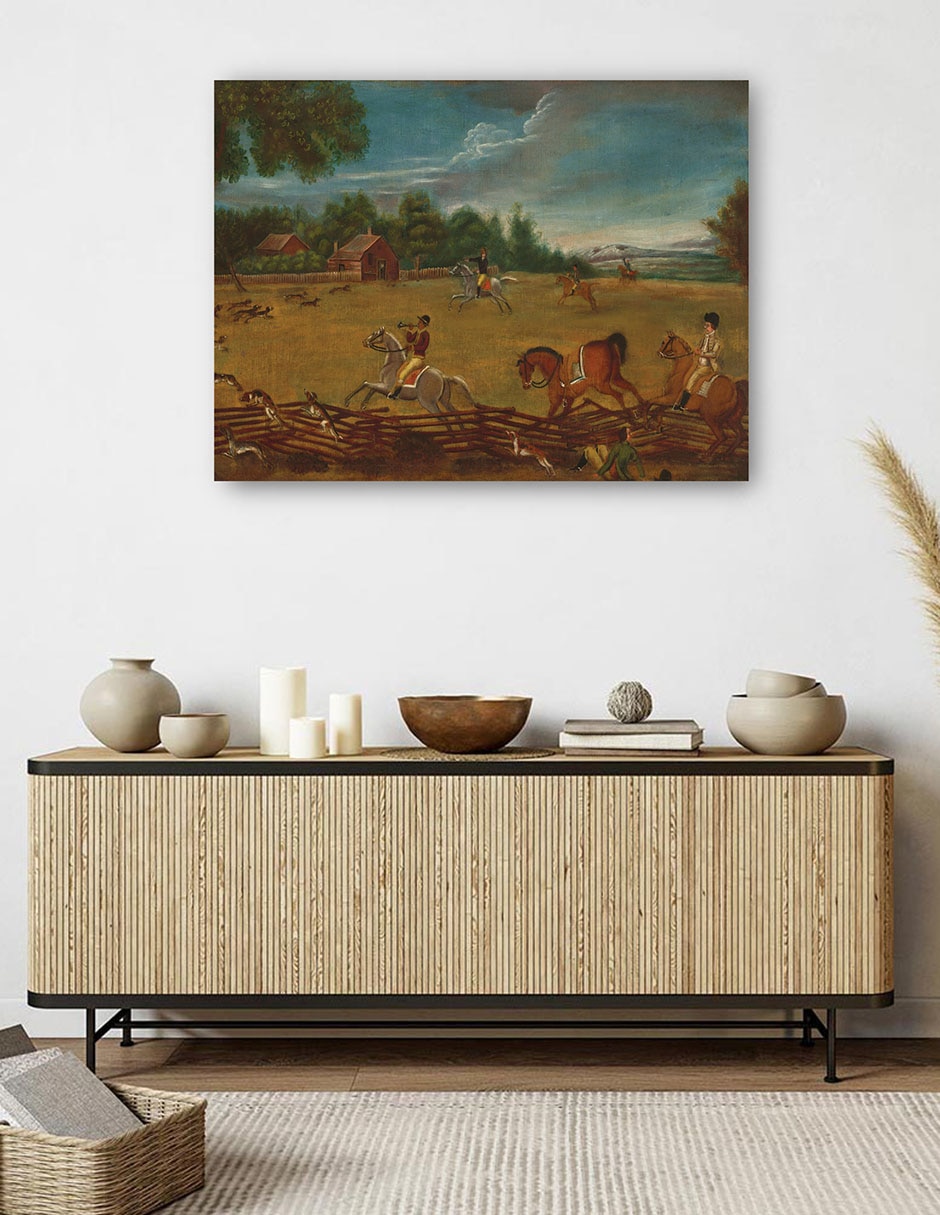 Cuadro decorativo El fin de la caza, c. 1800 técnica mixta Bosques 5