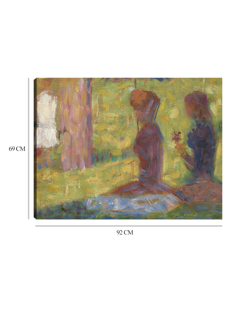 Cuadro decorativo Estudio de figuras de La Grande Jatte (1884-1885) técnica mixta Retratos 2