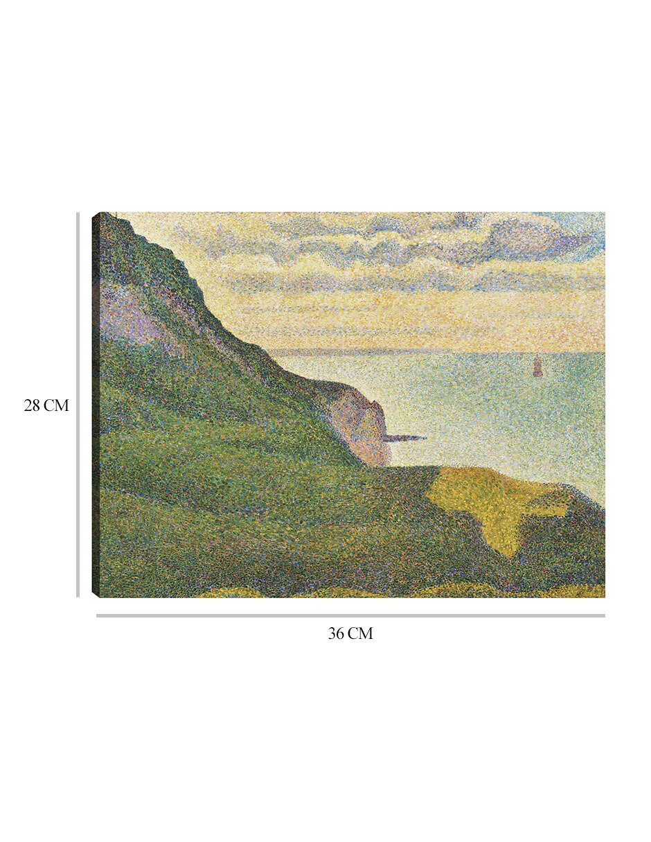 Cuadro decorativo Paisaje marino en Port-En-Bessin, Normandía (1888) técnica mixta Verano 2