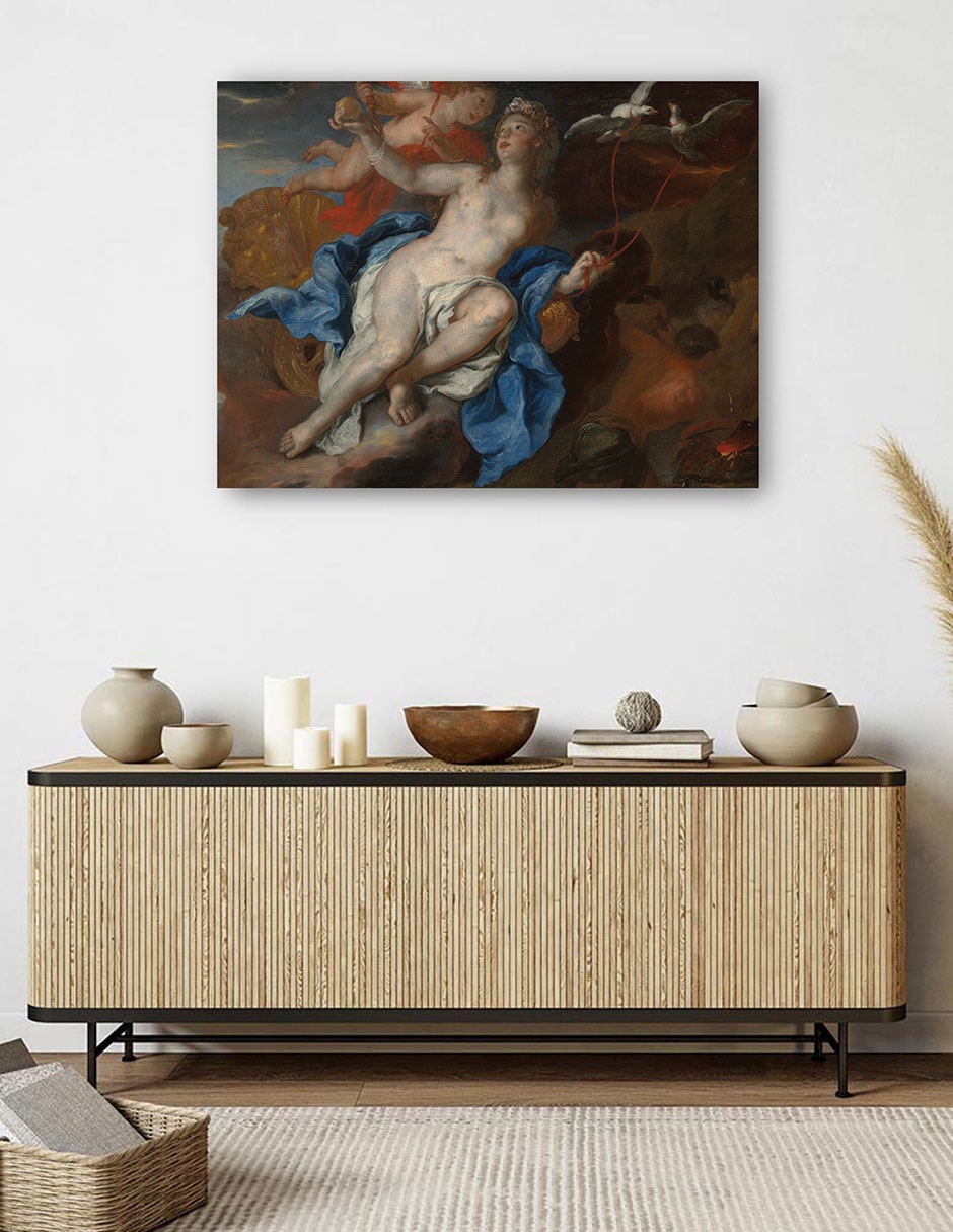 Cuadro decorativo Venus y Cupido en la fragua de Vulcano (1690-95) técnica mixta Gente 5