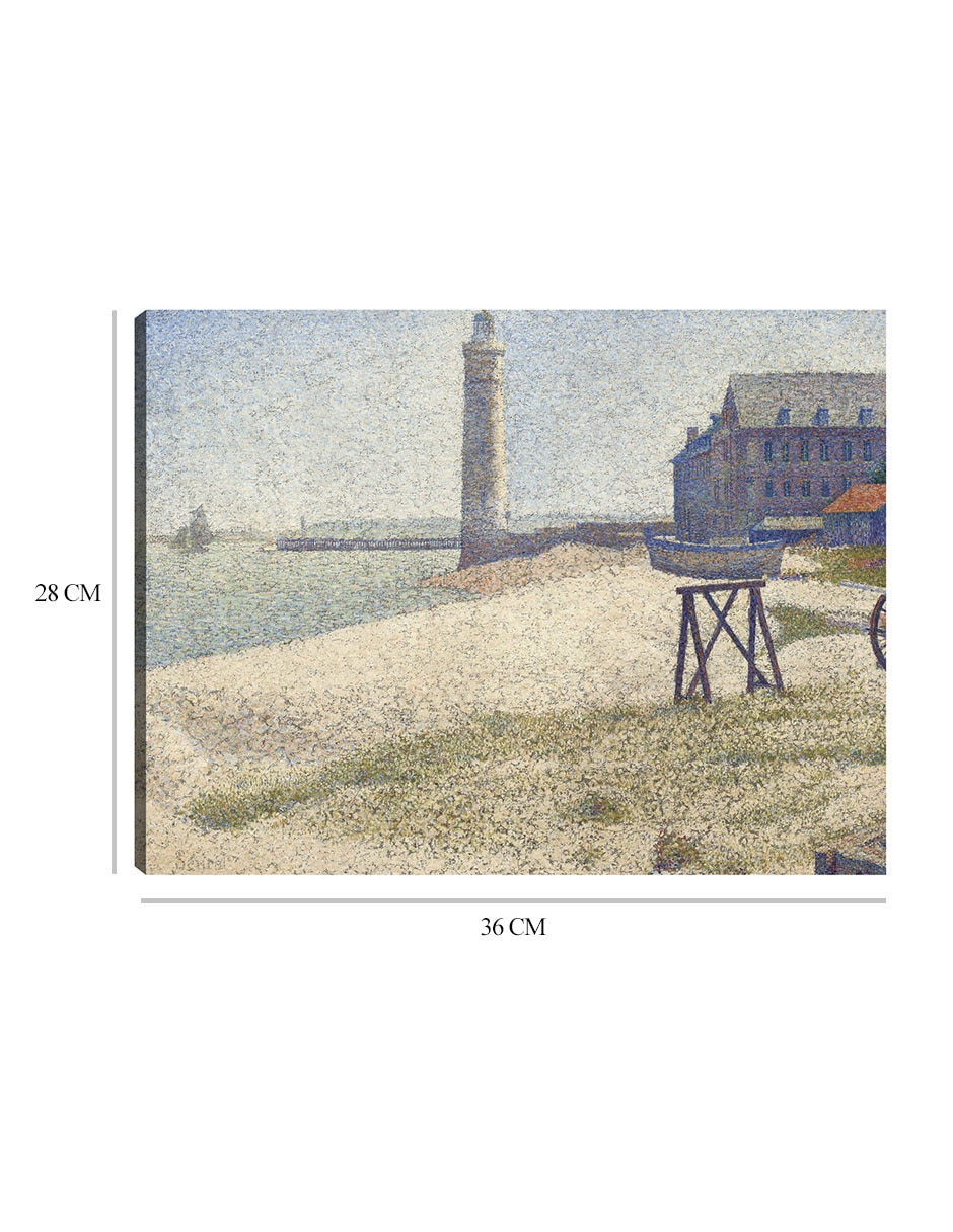 Cuadro decorativo El faro de Honfleur (1886) técnica mixta Faros 2