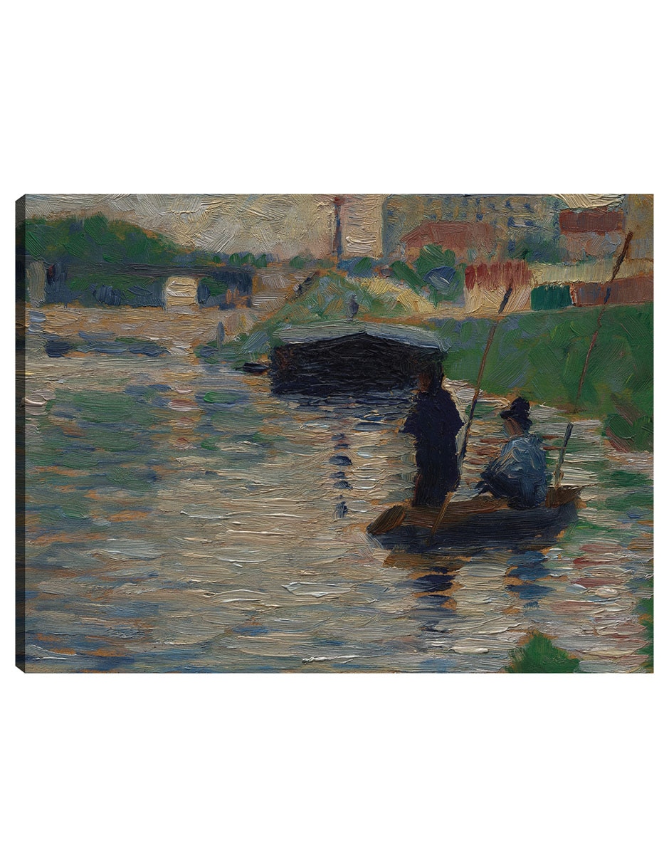 Cuadro decorativo Vista del Sena (1882-1883) técnica mixta Lagos