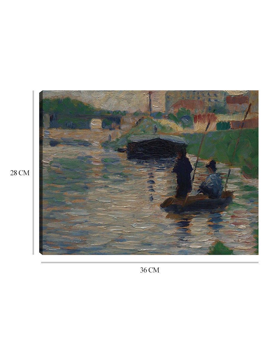 Cuadro decorativo Vista del Sena (1882-1883) técnica mixta Lagos 8
