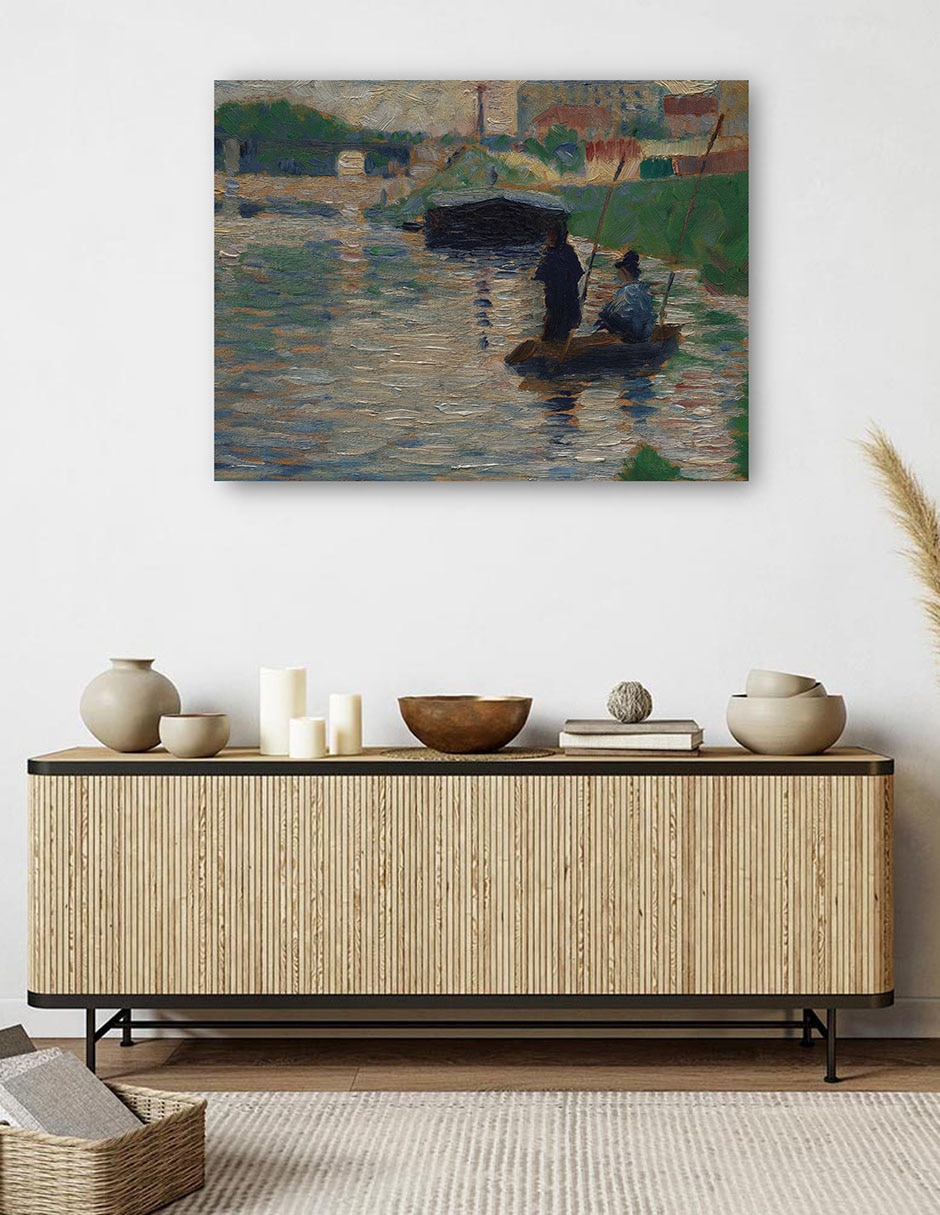 Cuadro decorativo Vista del Sena (1882-1883) técnica mixta Lagos 5