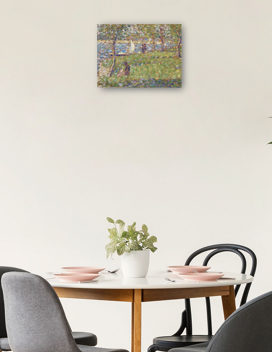 Cuadro decorativo Estudio para La Grande Jatte (1884-1885) técnica mixta Lagos 2