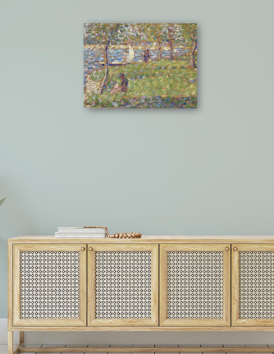 Cuadro decorativo Estudio para La Grande Jatte (1884-1885) técnica mixta Lagos 4