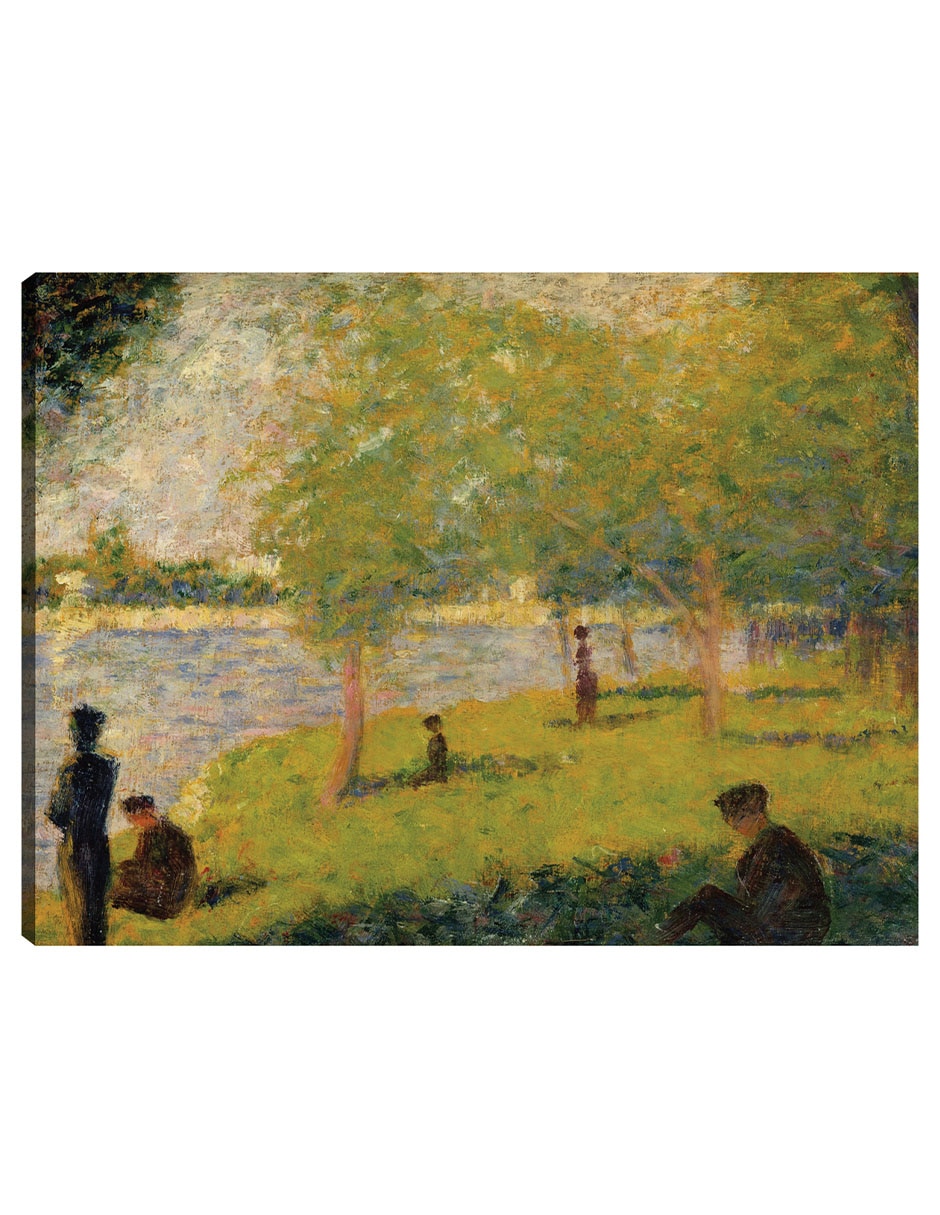 Cuadro decorativo Estudio para 'Un domingo en La Grande Jatte' (1884) II técnica mixta Lagos Cuadro decorativo Estudio para 'Un domingo en La Grande Jatte' (1884) II técnica mixta Lagos