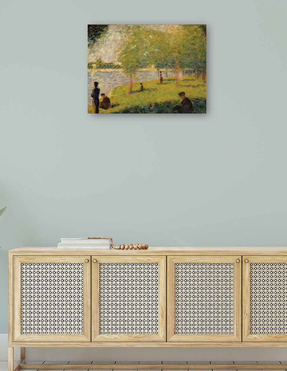 Cuadro decorativo Estudio para 'Un domingo en La Grande Jatte' (1884) II técnica mixta Lagos 4