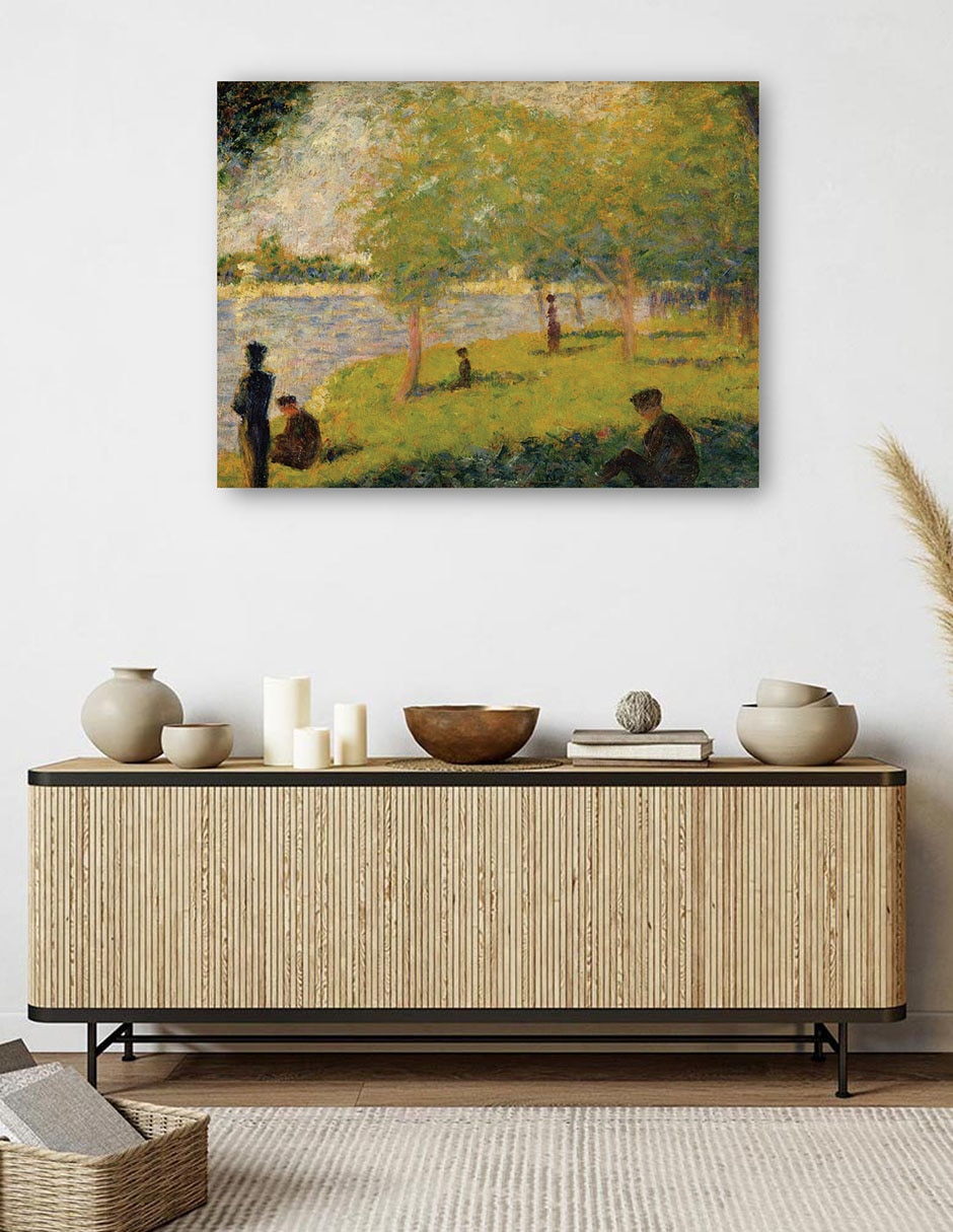 Cuadro decorativo Estudio para 'Un domingo en La Grande Jatte' (1884) II técnica mixta Lagos 5