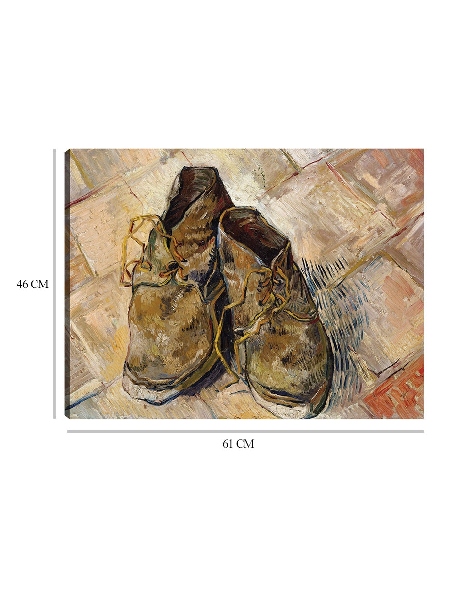 Cuadro decorativo Zapatos (1888) técnica mixta Objetos 2