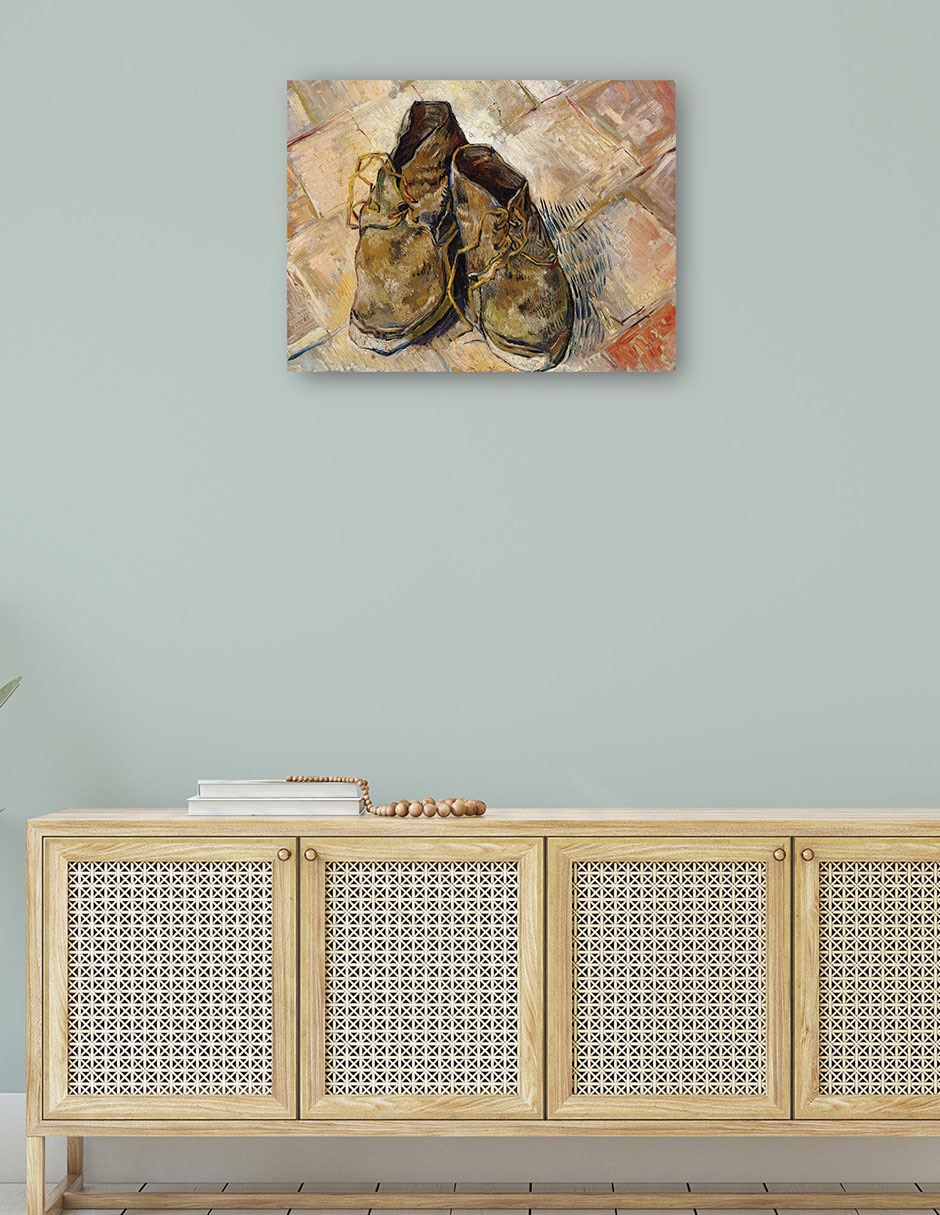 Cuadro decorativo Zapatos (1888) técnica mixta Objetos 4