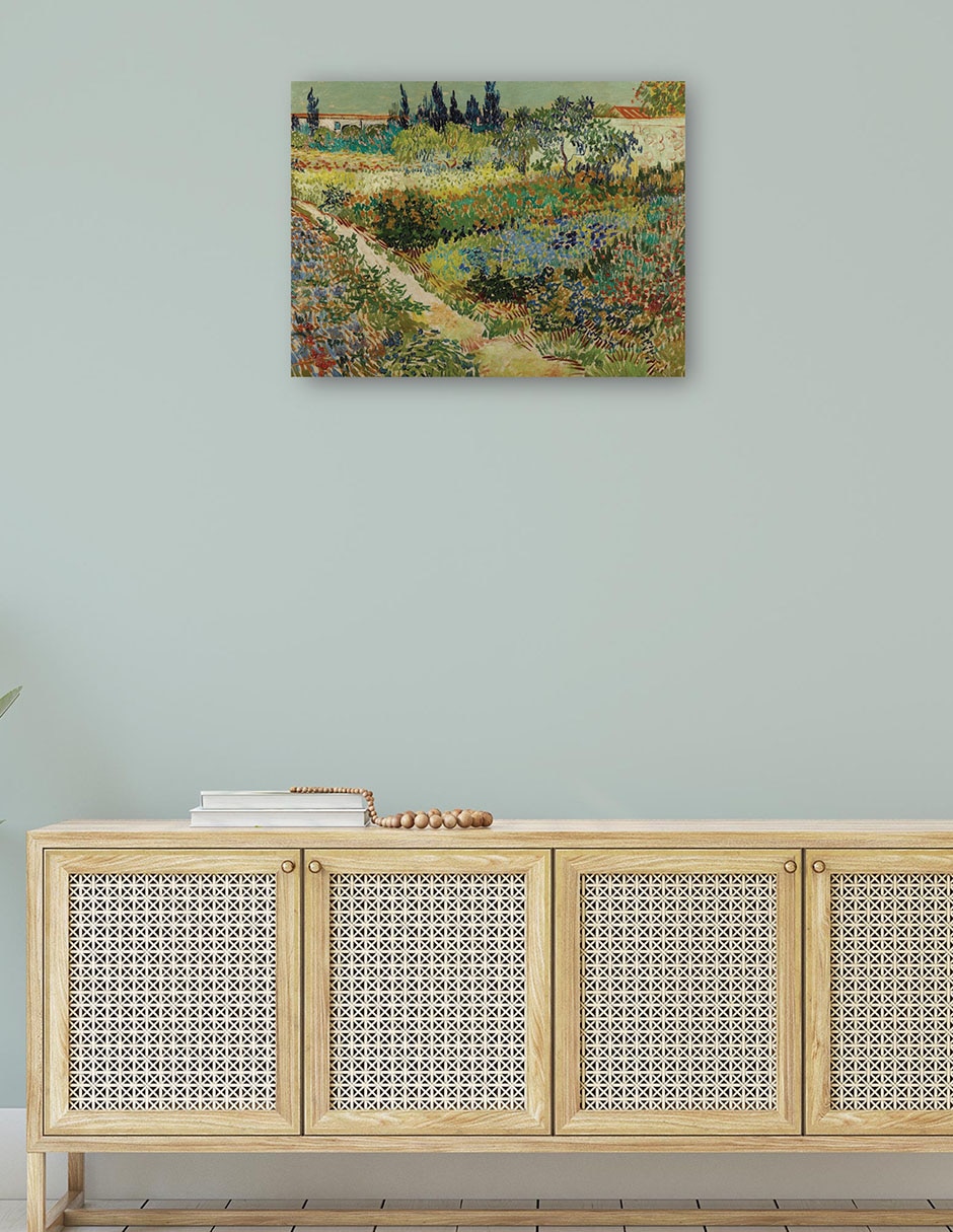 Cuadro decorativo Jardín en Arlés técnica mixta Campos 4
