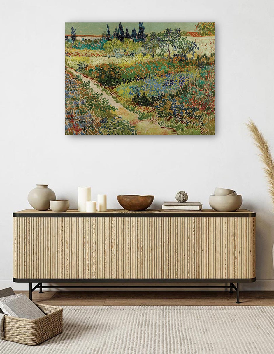 Cuadro decorativo Jardín en Arlés técnica mixta Campos 5