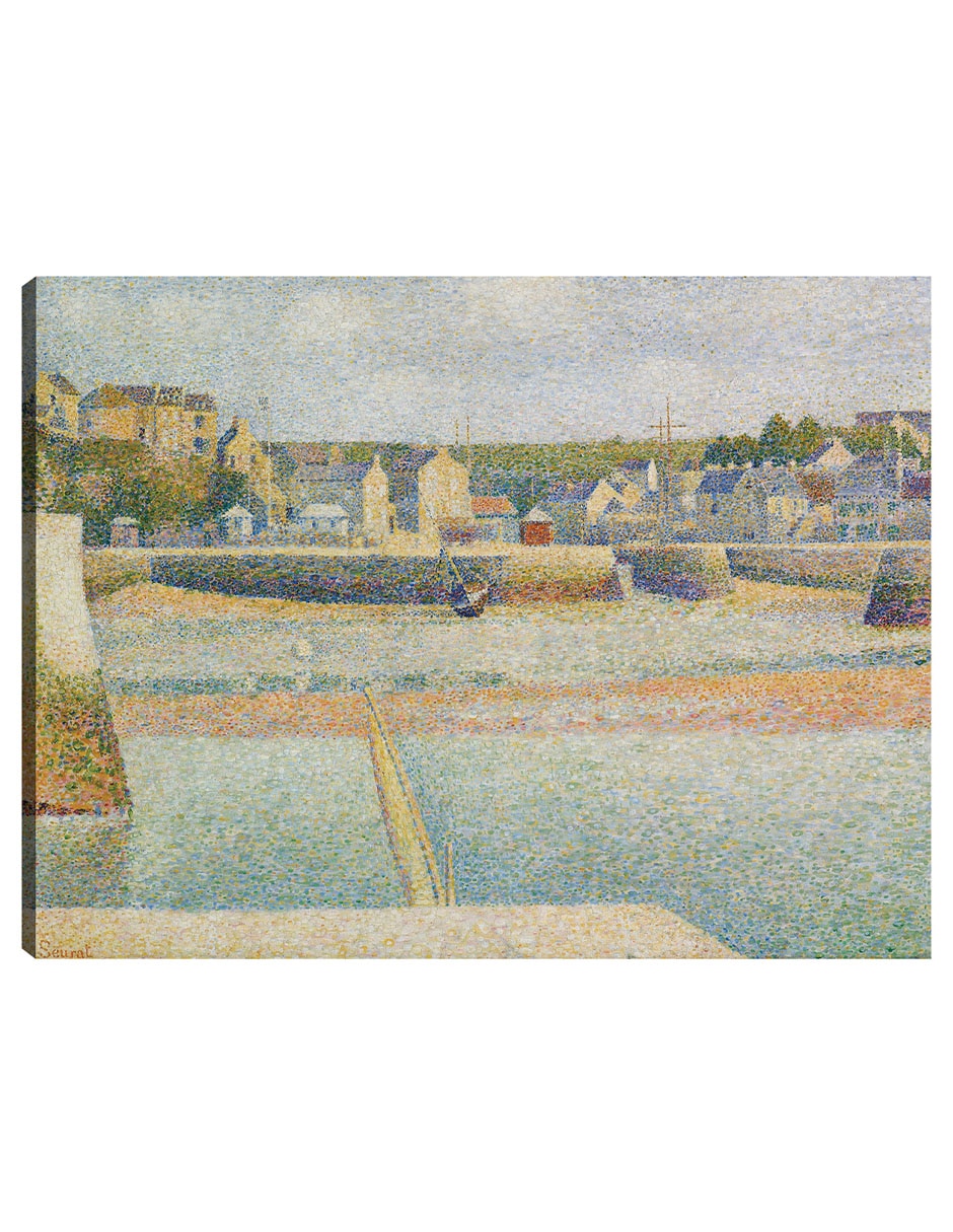 Cuadro decorativo Port-En-Bessin, El puerto exterior (marea baja) (1888) técnica mixta Paisajes Cuadro decorativo Port-En-Bessin, El puerto exterior (marea baja) (1888) técnica mixta Paisajes