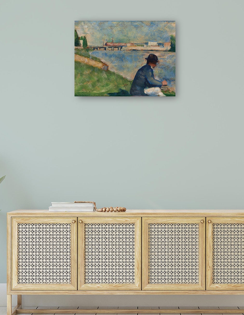 Cuadro decorativo Estudio para 39 Bañistas en Asnières técnica mixta Retratos 4