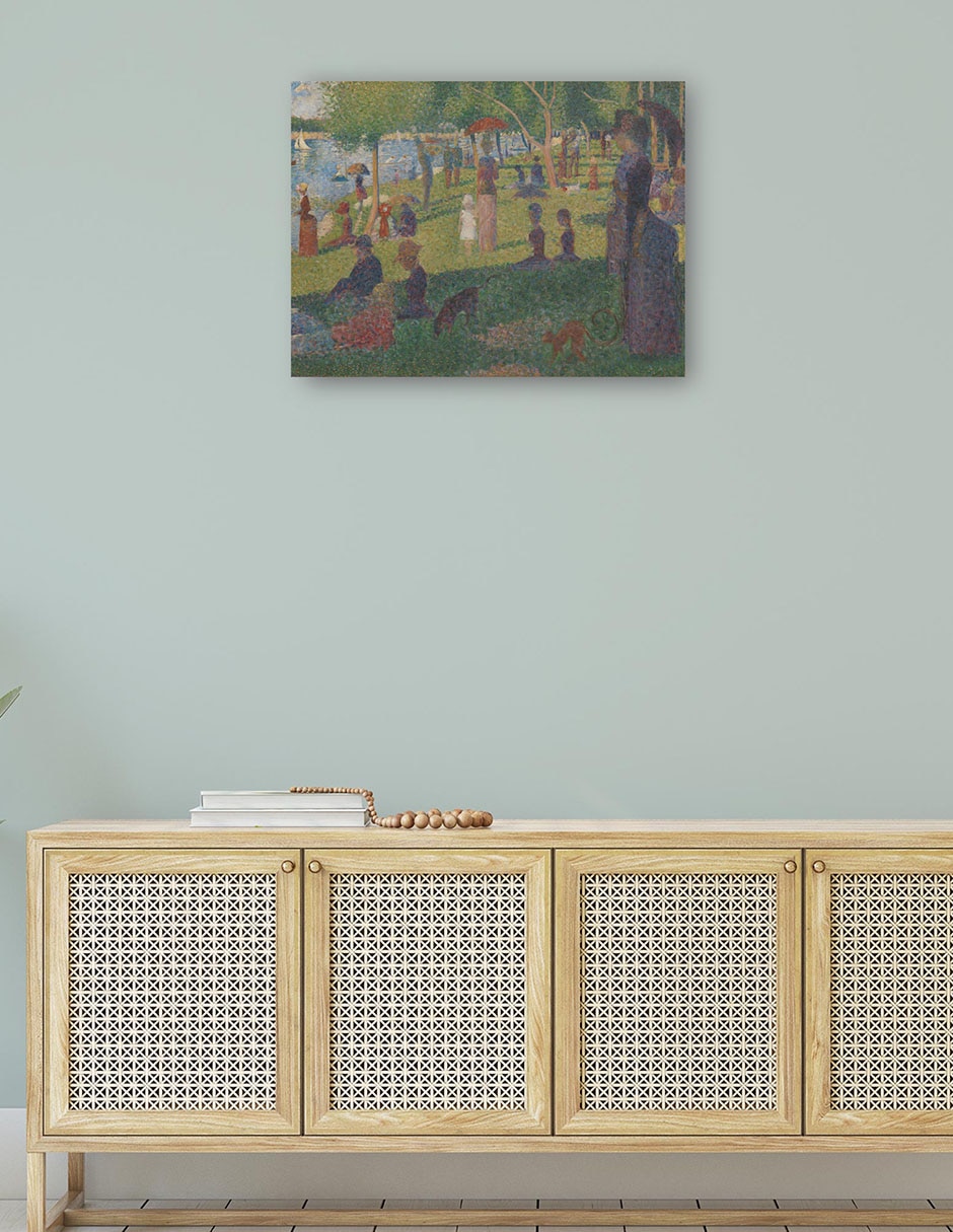 Cuadro decorativo Estudio para 'Un domingo en La Grande Jatte' (1884) I técnica mixta Gente 5