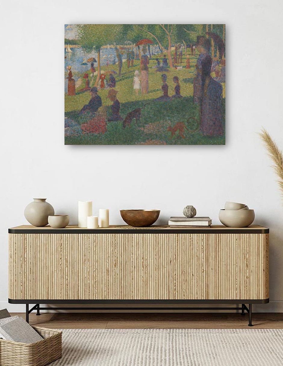 Cuadro decorativo Estudio para 'Un domingo en La Grande Jatte' (1884) I técnica mixta Gente 6