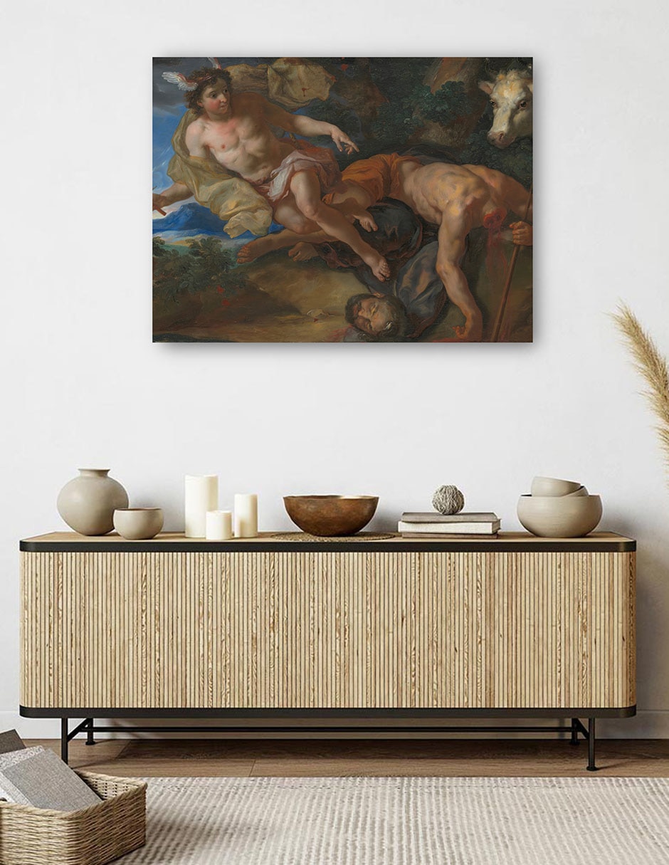 Cuadro decorativo Mercurio rescata a Io disfrazado después de decapitar a Argus (c. 1690-95) técnica mixta Gente 5