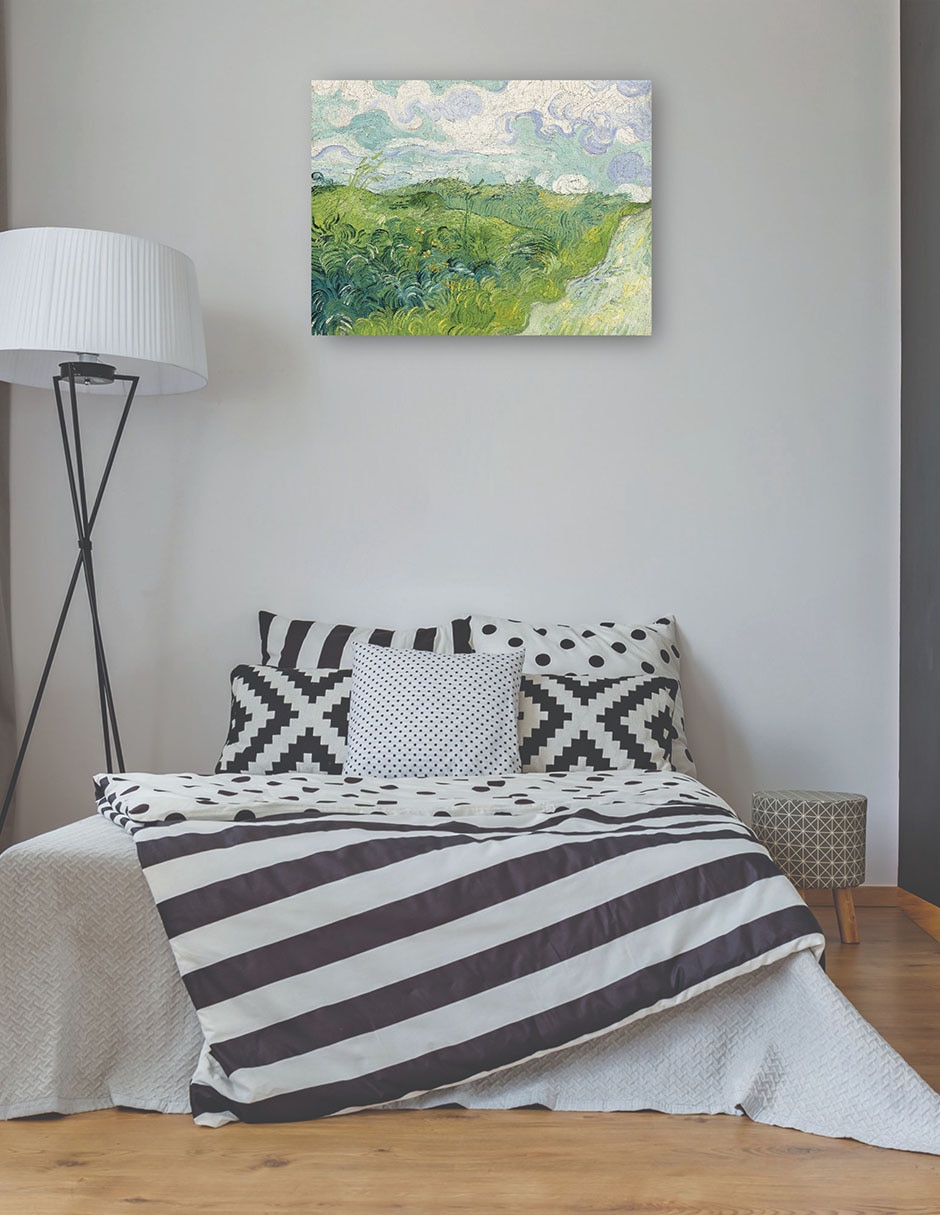 Cuadro decorativo Campos de trigo verdes, Auvers (1890) técnica mixta Campos 4