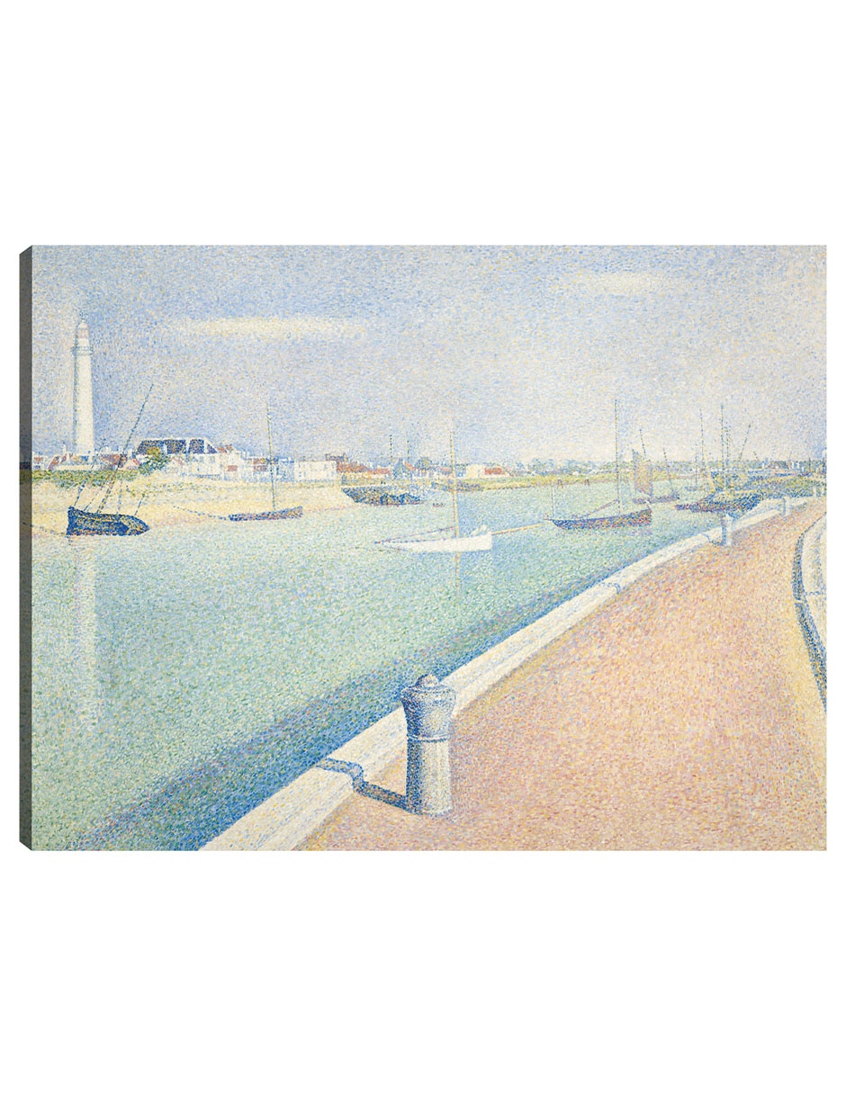 Cuadro decorativo El canal de Gravelines, Petit Fort Philippe (1890) técnica mixta Costero