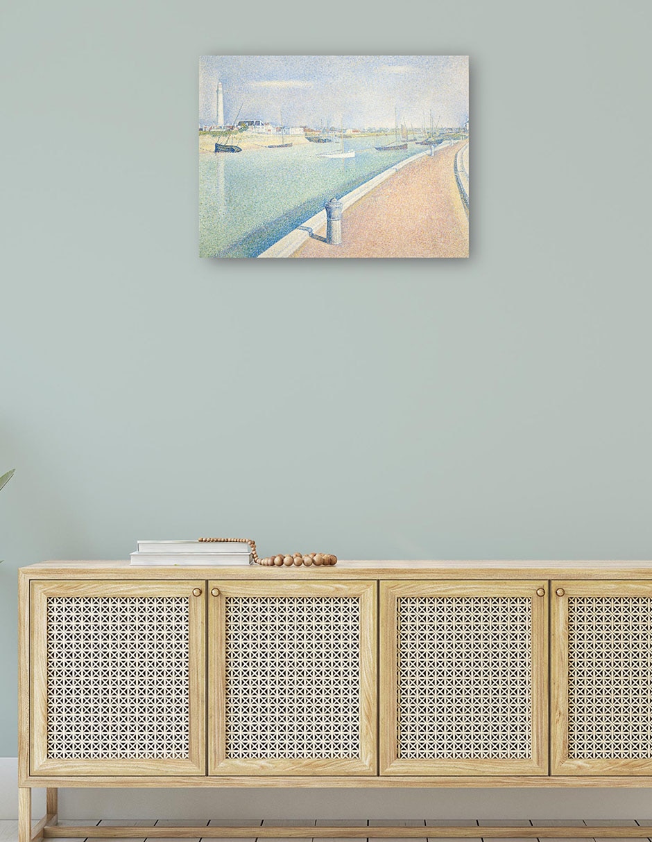 Cuadro decorativo El canal de Gravelines, Petit Fort Philippe (1890) técnica mixta Costero 4