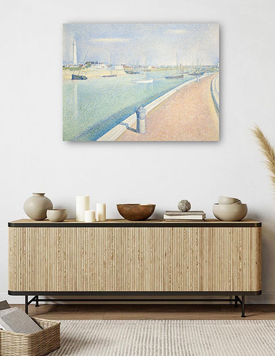 Cuadro decorativo El canal de Gravelines, Petit Fort Philippe (1890) técnica mixta Costero 5