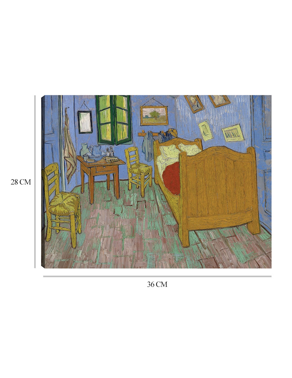 Cuadro decorativo El dormitorio (1889) técnica mixta Formas 2