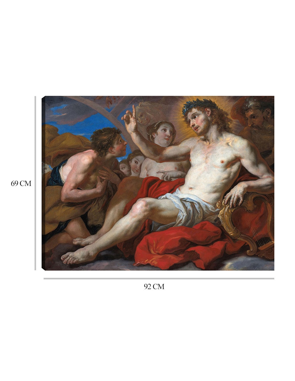 Cuadro decorativo Apolo concede permiso a Faetón para conducir el carro del sol (1690) técnica mixta Gente 8