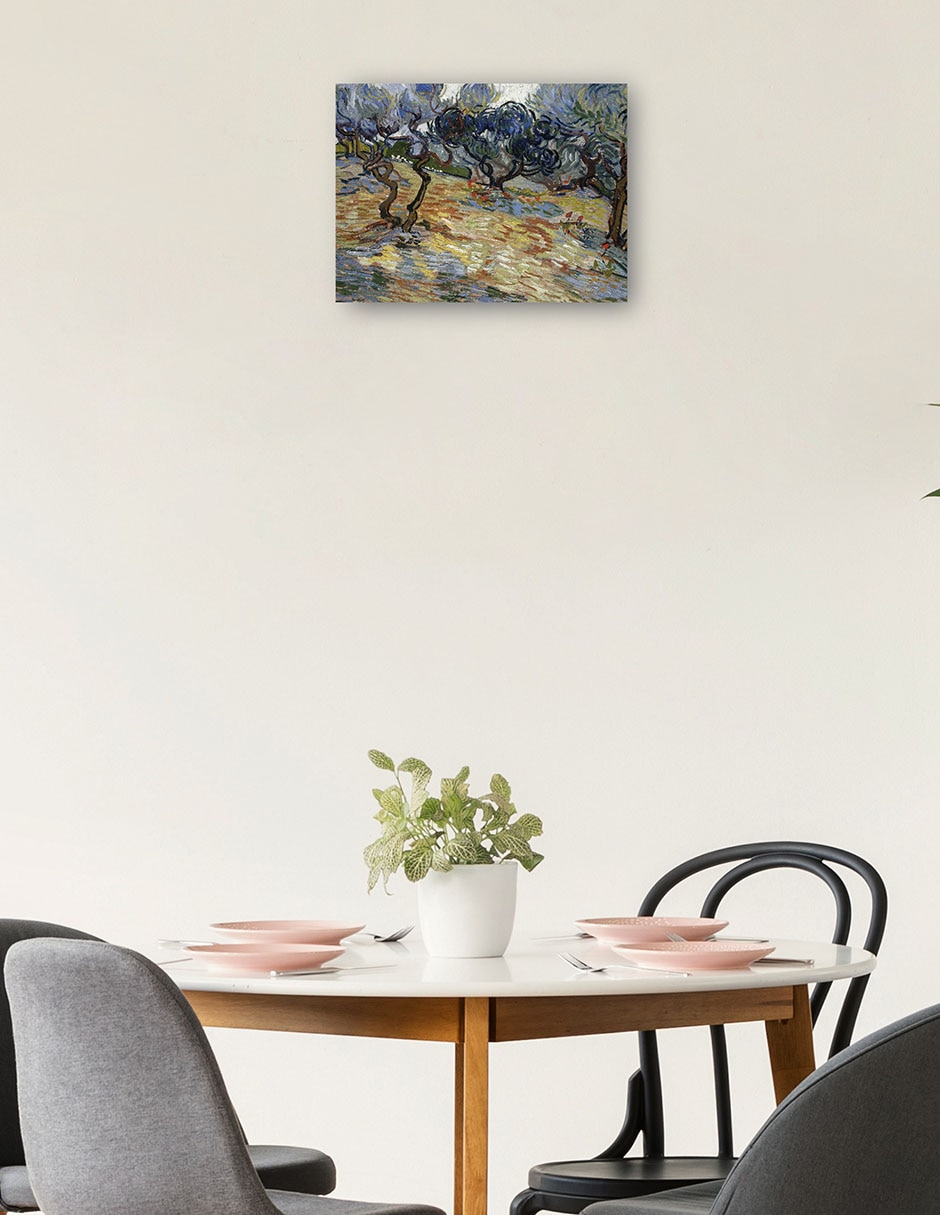 Cuadro decorativo Olivos técnica mixta Campos 2
