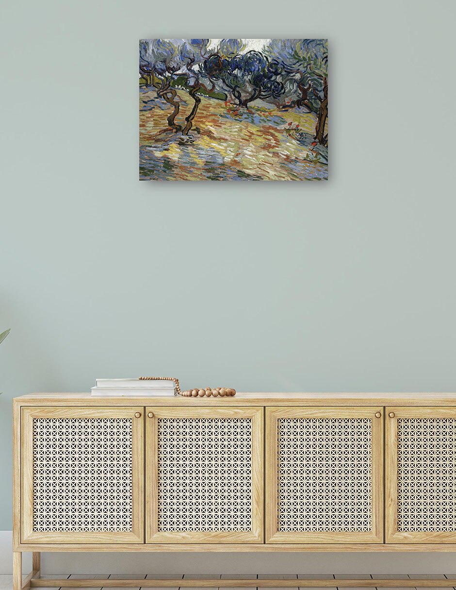 Cuadro decorativo Olivos técnica mixta Campos 4
