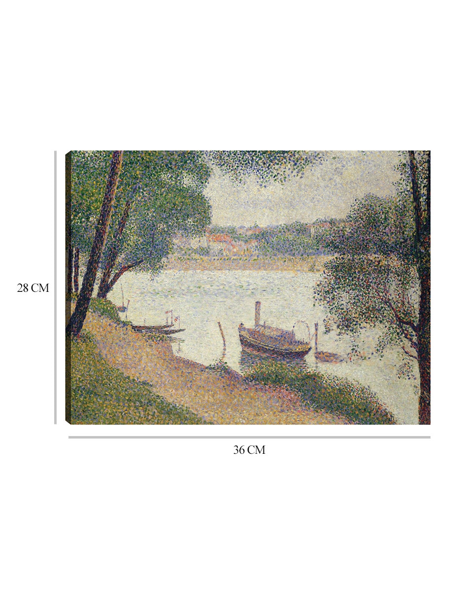 Cuadro decorativo Tiempo gris, Grande Jatte (hacia 1886-1888) técnica mixta Lagos 2