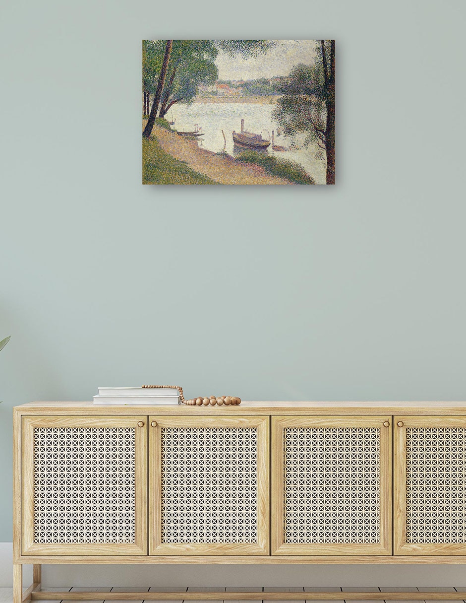 Cuadro decorativo Tiempo gris, Grande Jatte (hacia 1886-1888) técnica mixta Lagos 5