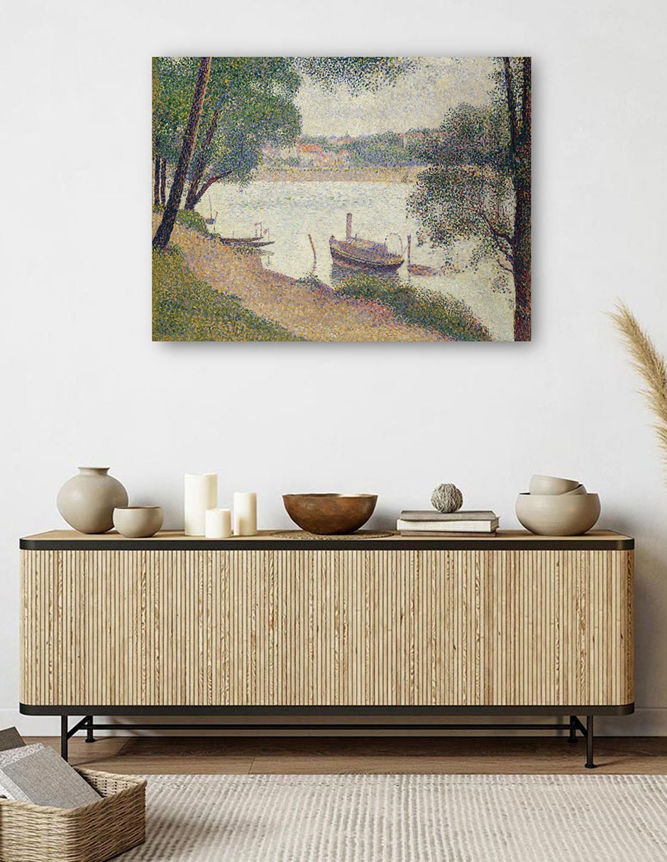Cuadro decorativo Tiempo gris, Grande Jatte (hacia 1886-1888) técnica mixta Lagos 6