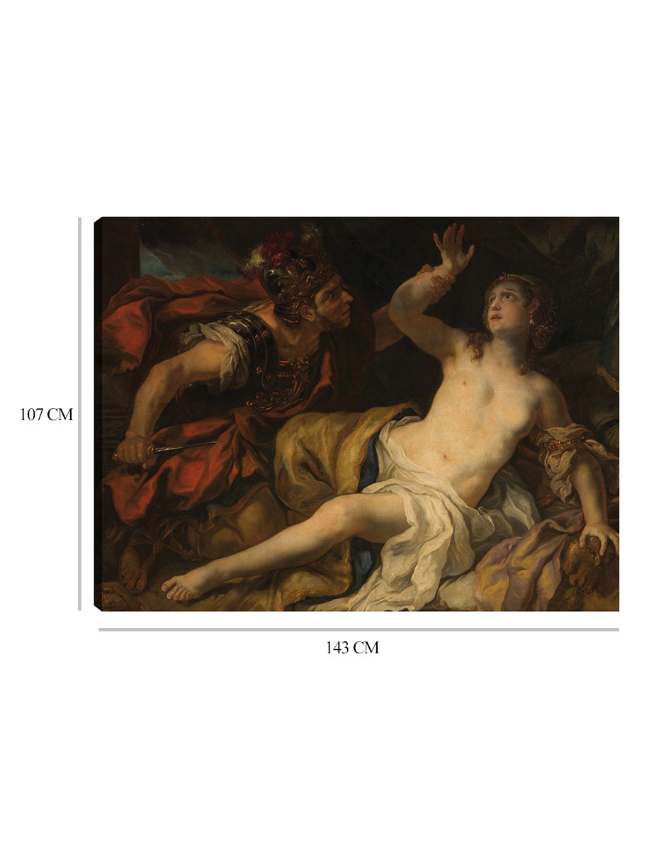 Cuadro decorativo Tarquinio y Lucrecia (1692) técnica mixta Gente 8