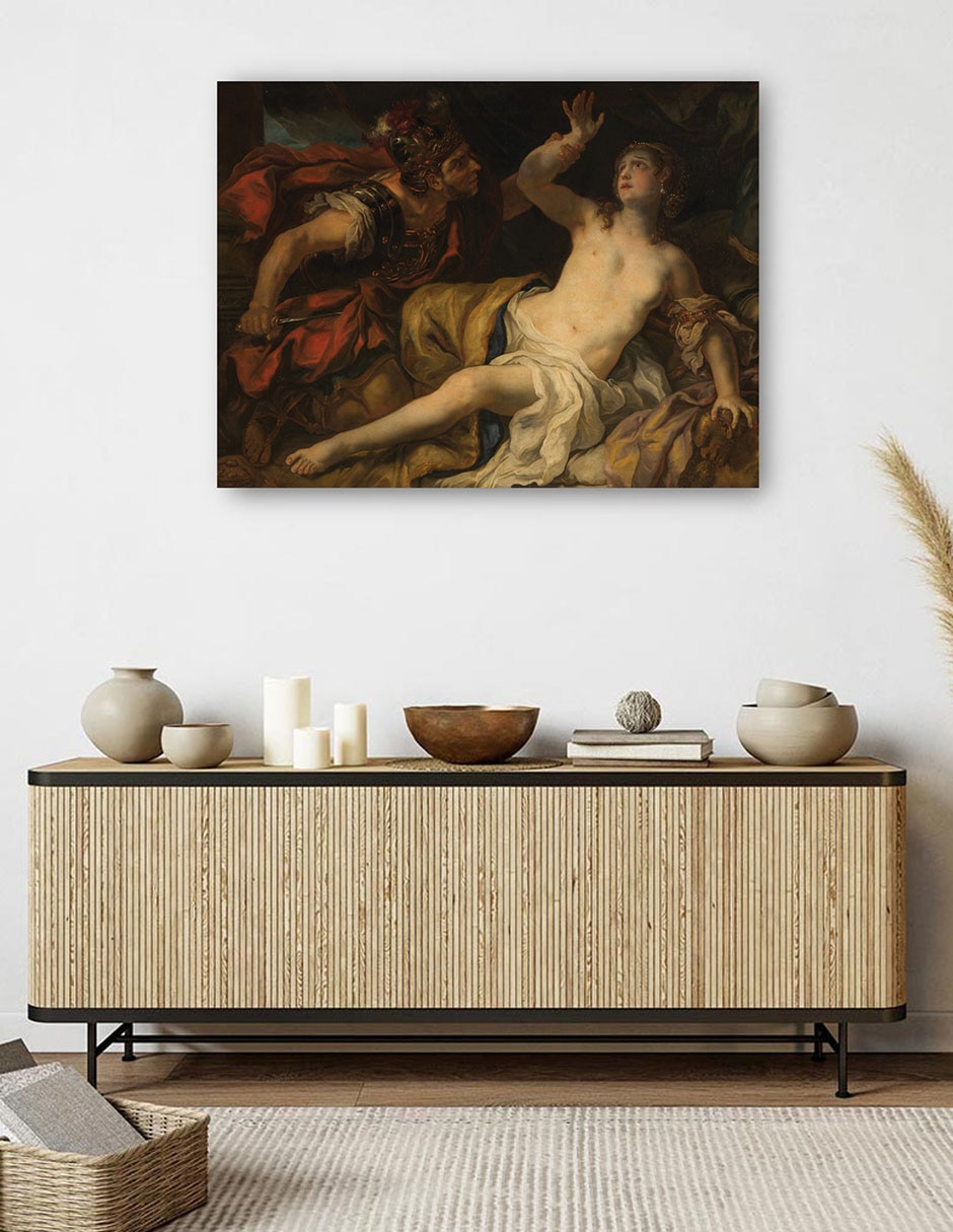 Cuadro decorativo Tarquinio y Lucrecia (1692) técnica mixta Gente 5